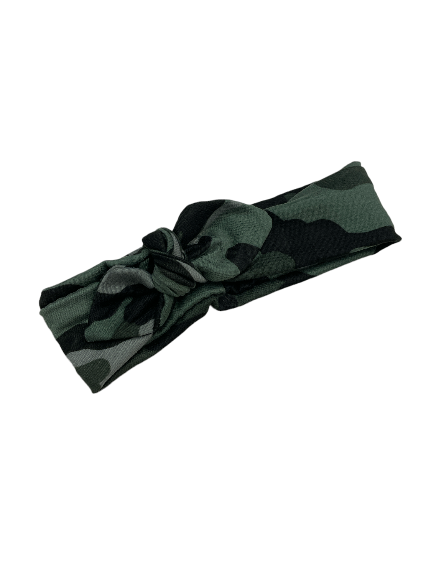 Camo Knot Bow Headband